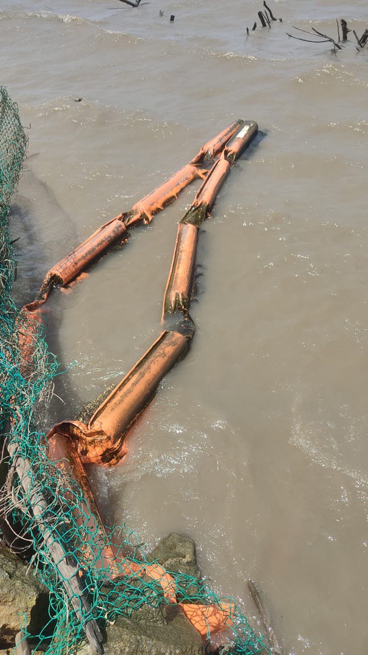 CRA denunci el robo de piezas flotantes instaladas en la ciénaga de mallorquin