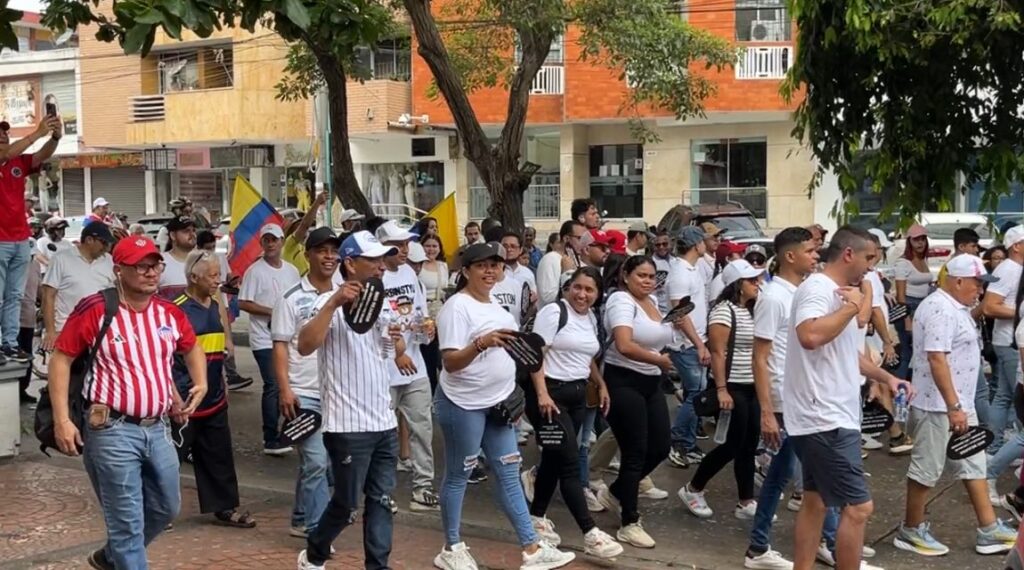 Jornada de protesta nacional contra el gobierno del Presidente Petro