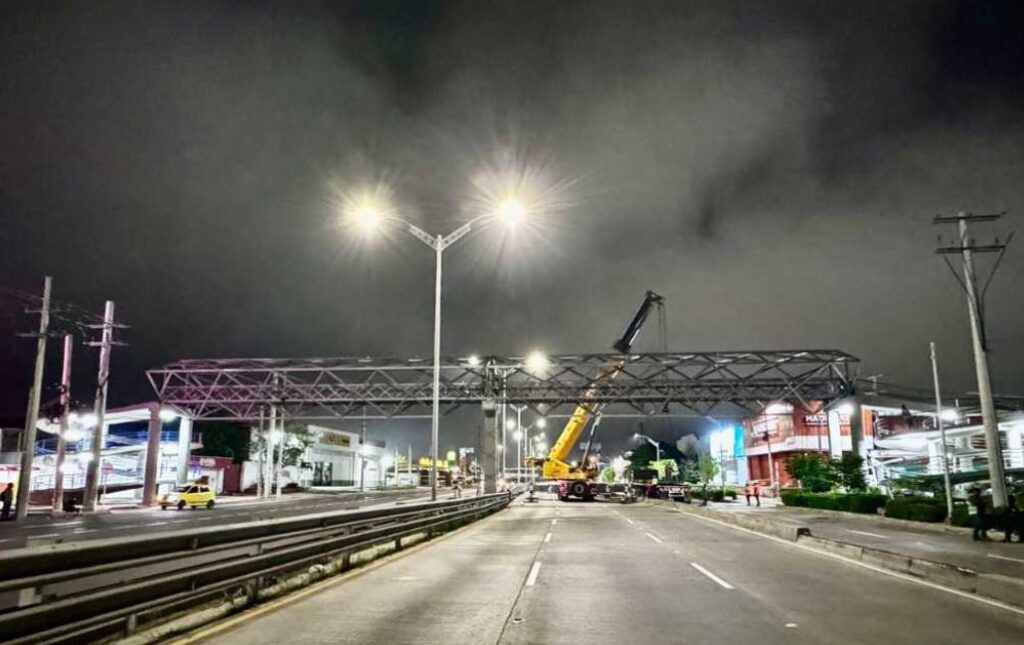 Ya está listo el nuevo puente peatonal por la Circunvalar con la Pradera