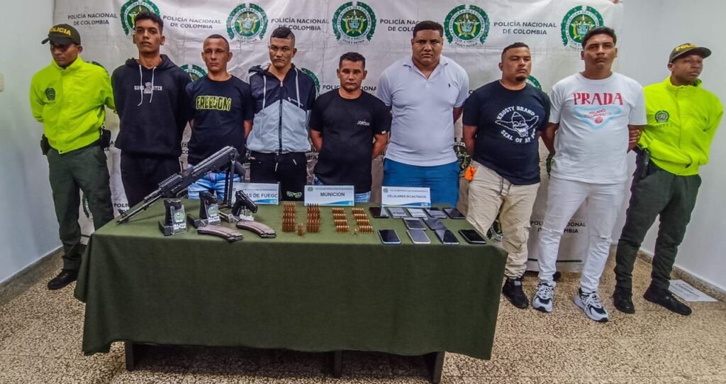 Capturados 7 hombres que se hospedaban en un apartahotel en el norte de Barrnquilla