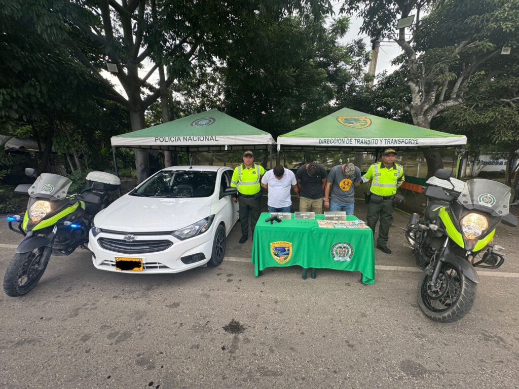 Capturados delincuentes despues de atracar un ARA en Ponedera