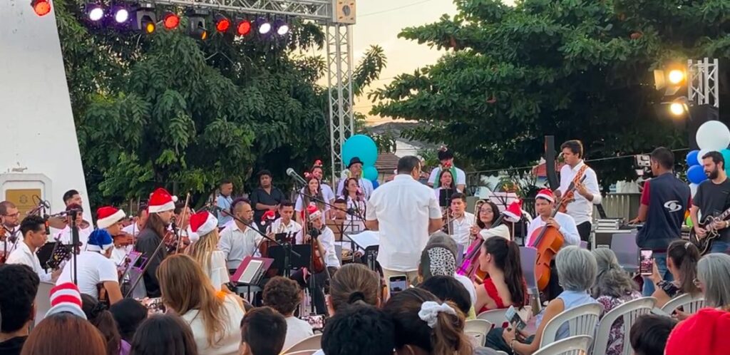 Maravilloso concierto ofreció la sinfónica de Barranquilla en el Parque Los Fundadores