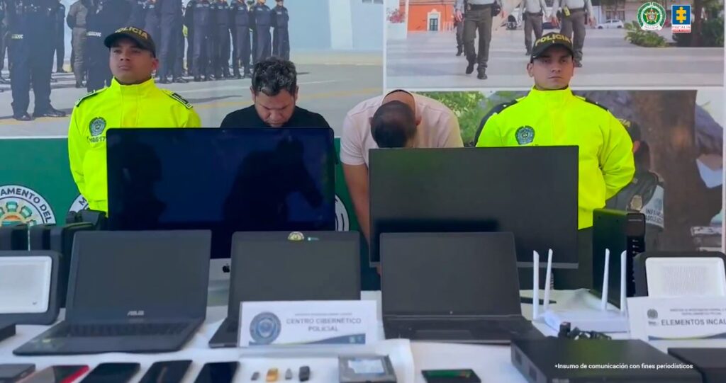 Policía Y Fiscalía capturaron a 3 ciberdelincuentes