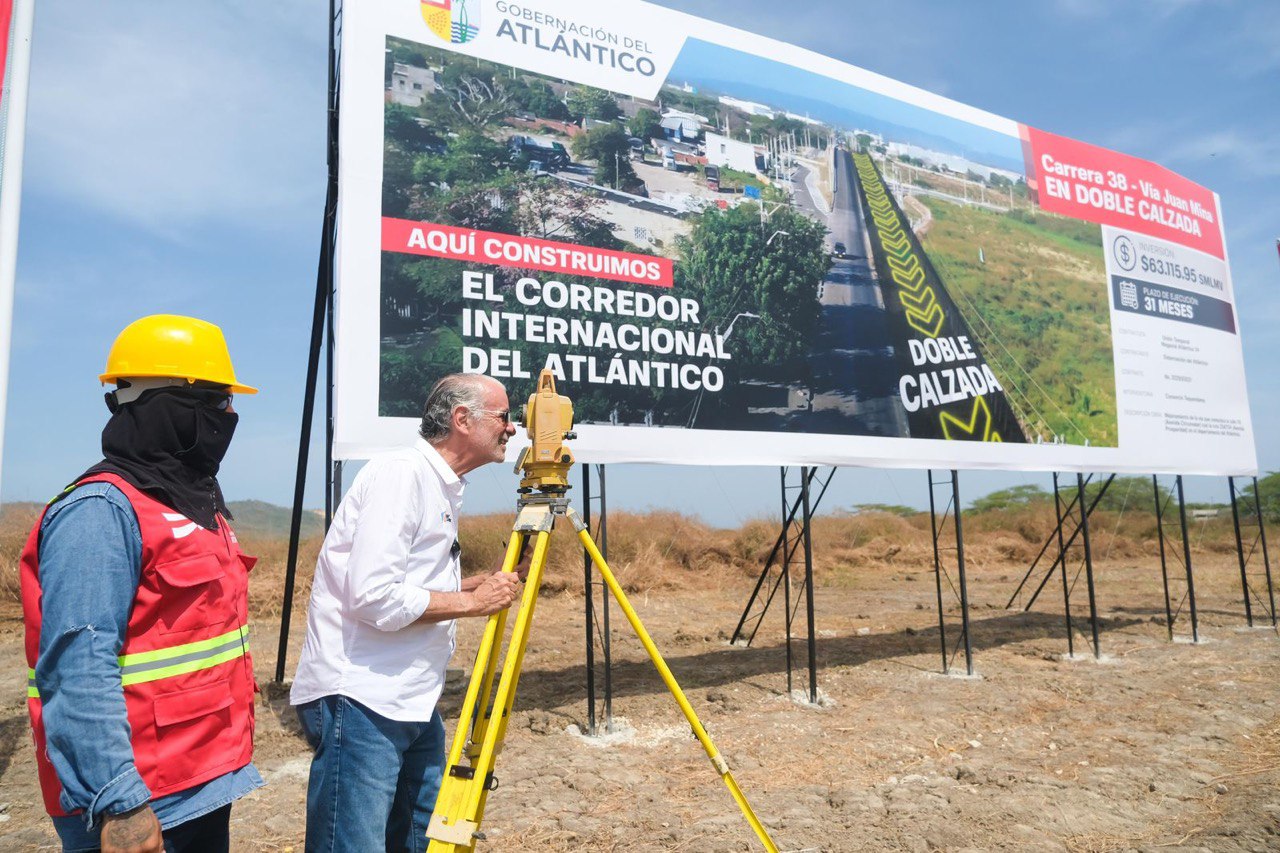 Verano inició la construcción del Corredor Internacional del Atlántico