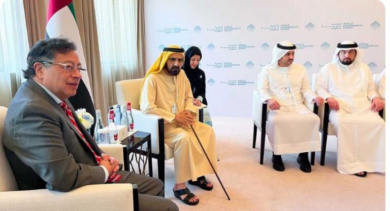Exitosa la gira del presidente Petro por Emiratos Árabes unidos