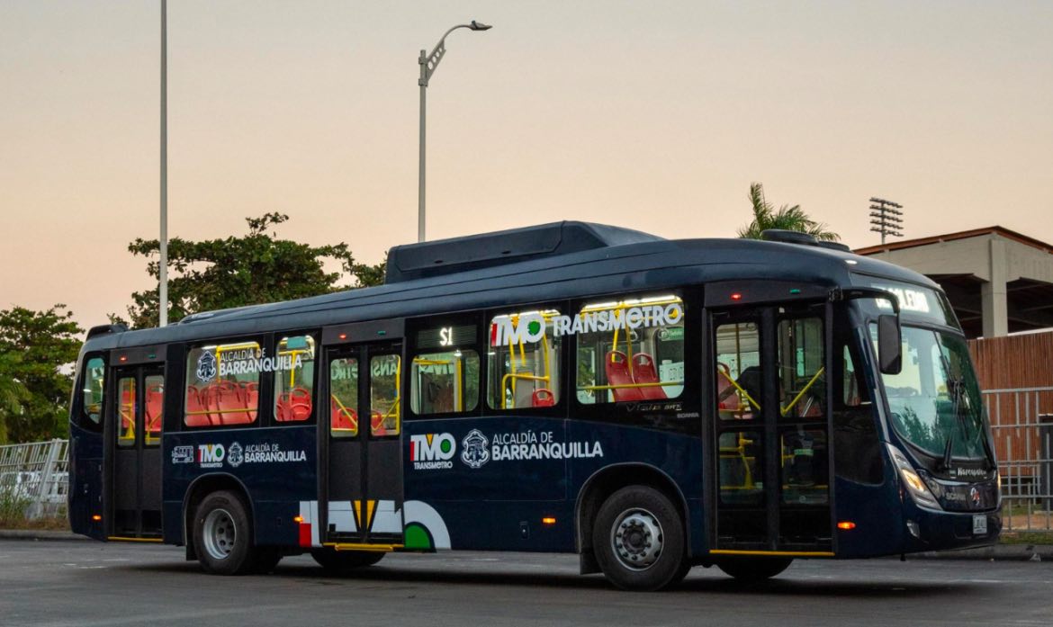 Transmetro listo para transportar a pasajeros al finalizar concierto de Shkira