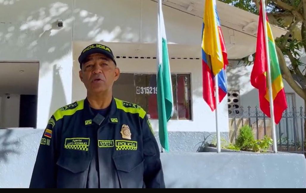 herido agente de la Policia en La Alborya