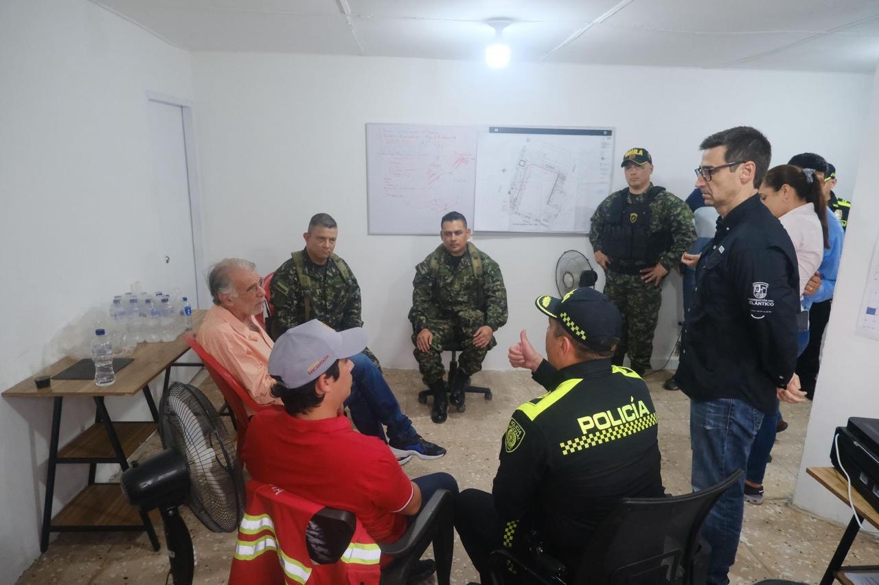 Gobernción garntiza la seguridd en Atlántico