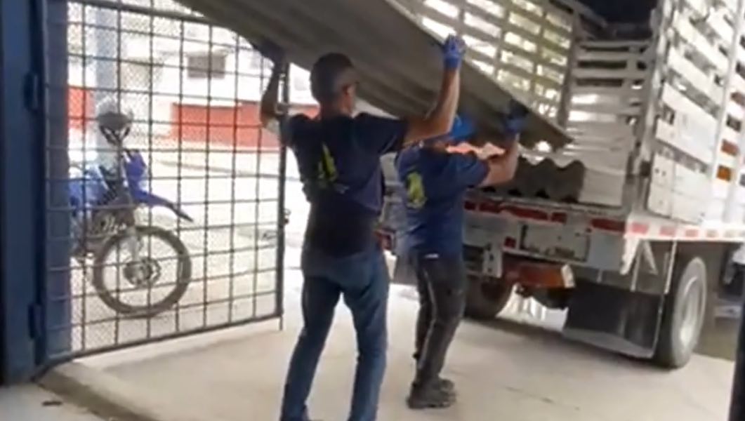 Fuerte vendaval se registró el sabado 31 de mayo